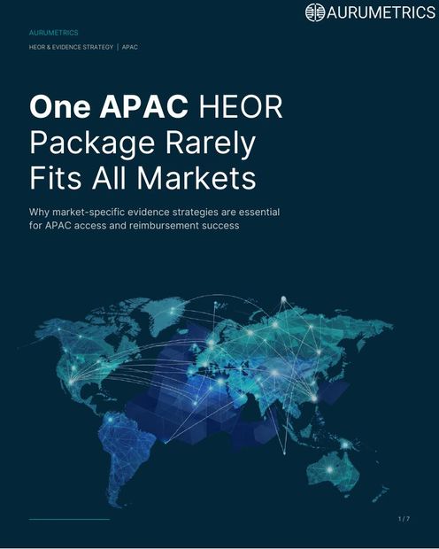 One APAC HEOR package rarely fits all markets